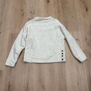 Madewell Speckled Mockneck Sweatshirt